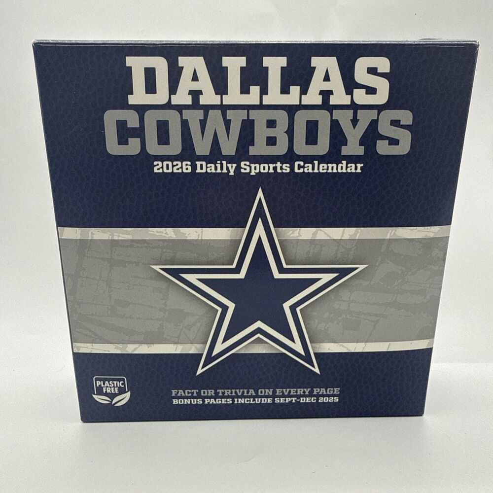 NFL Dallas Cowboys 2026 Desk Calendar